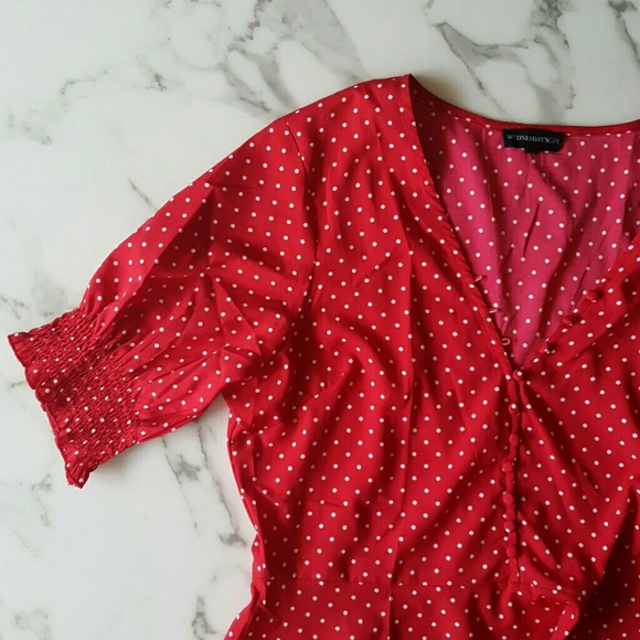 NWOT Wednesday's Girl Blouse - Picture 3 of 7